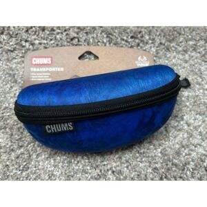 Chums Transporter Blue Hard Shell Sunglasses Case with Soft Interior Lining